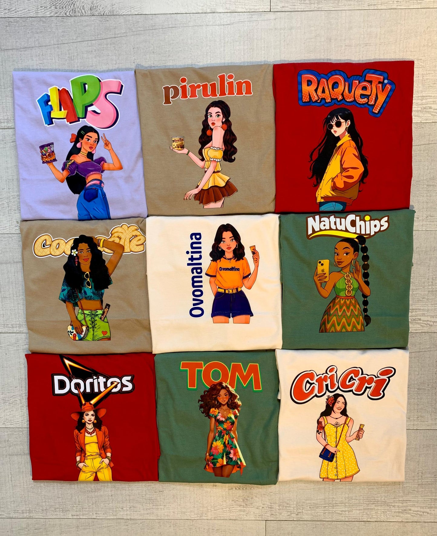 TSHIRT LINEA ECONOMICA CHUCHERIAS