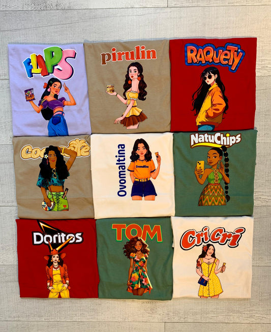 TSHIRT LINEA ECONOMICA CHUCHERIAS