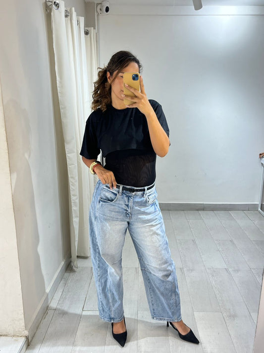 BODY MALLA + TSHIRT CORTA