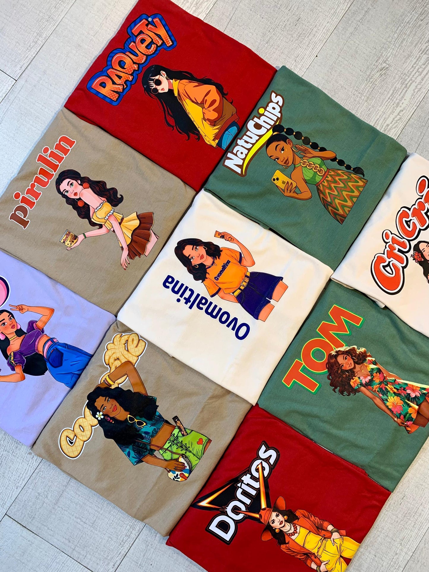 TSHIRT LINEA ECONOMICA CHUCHERIAS